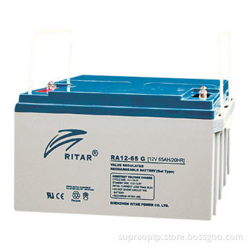 12V 65Ah Sealed Lead-acid Batteries for Solar and Telecom Systems (RA12-65G)